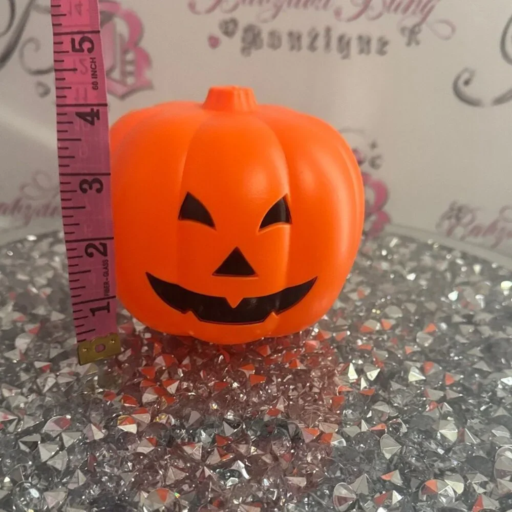 Light up talking/singing Orange Pumpkin Halloween Decoration plastic battery